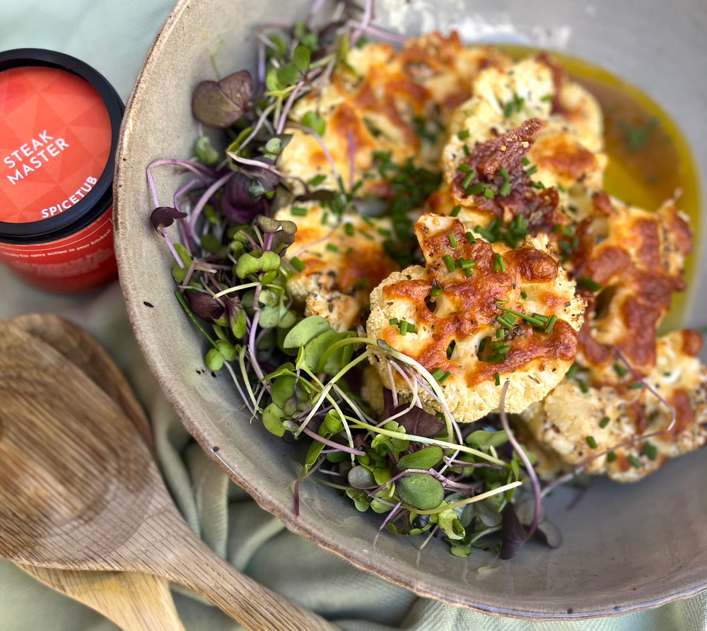 Cheesy Cauliflower Steaks