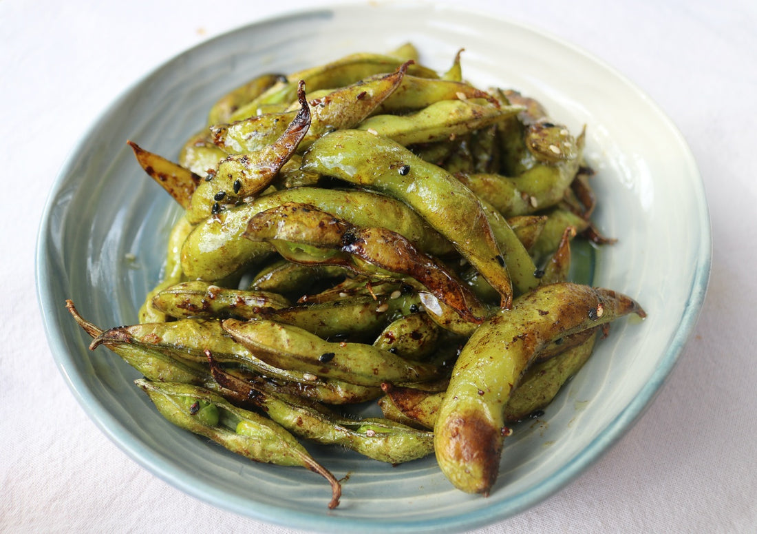 Airfried Edamame