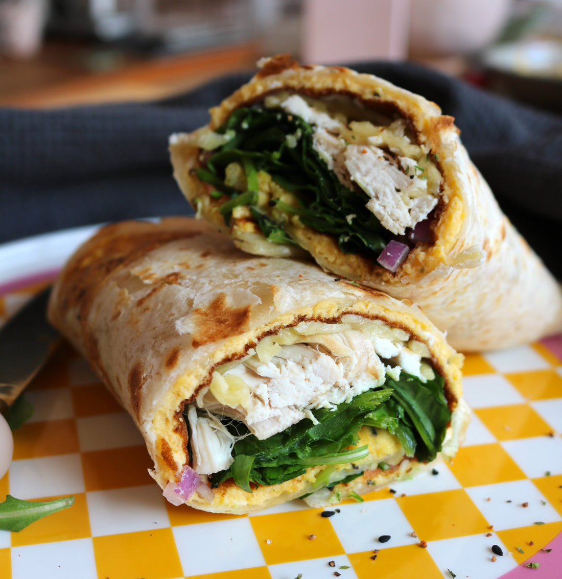 High Protein 10-Minute Egg Wrap