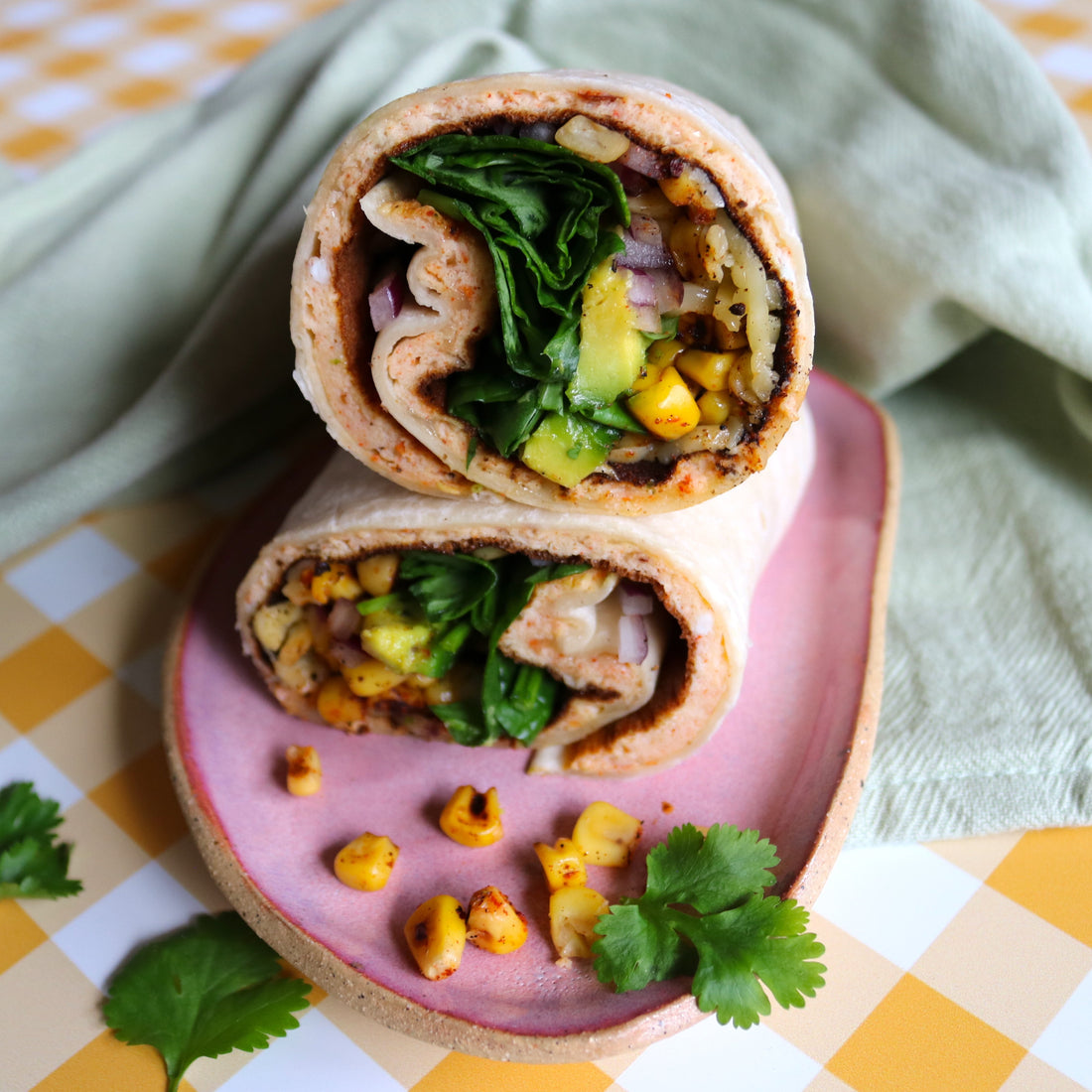 Charred Corn Burrito