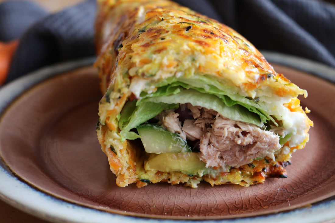 High Protein Veggie Wrap