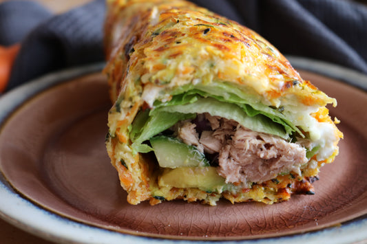 High Protein Veggie Wrap