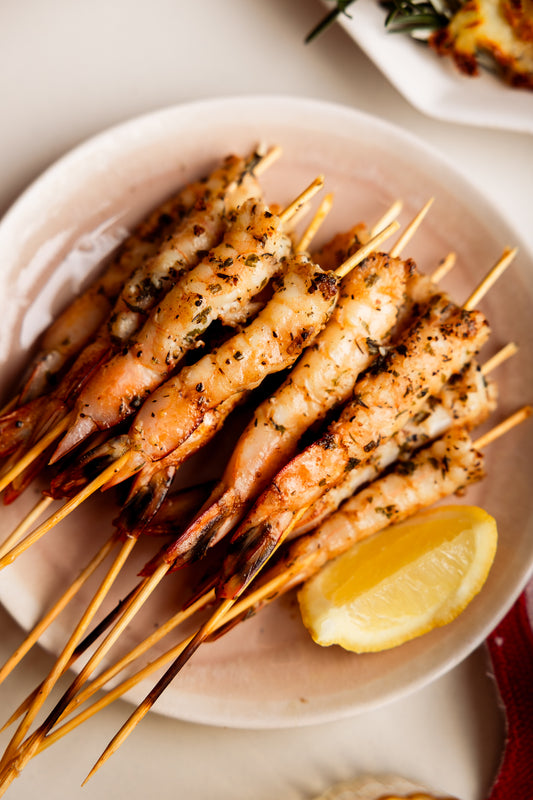 BBQ Garlic Prawns
