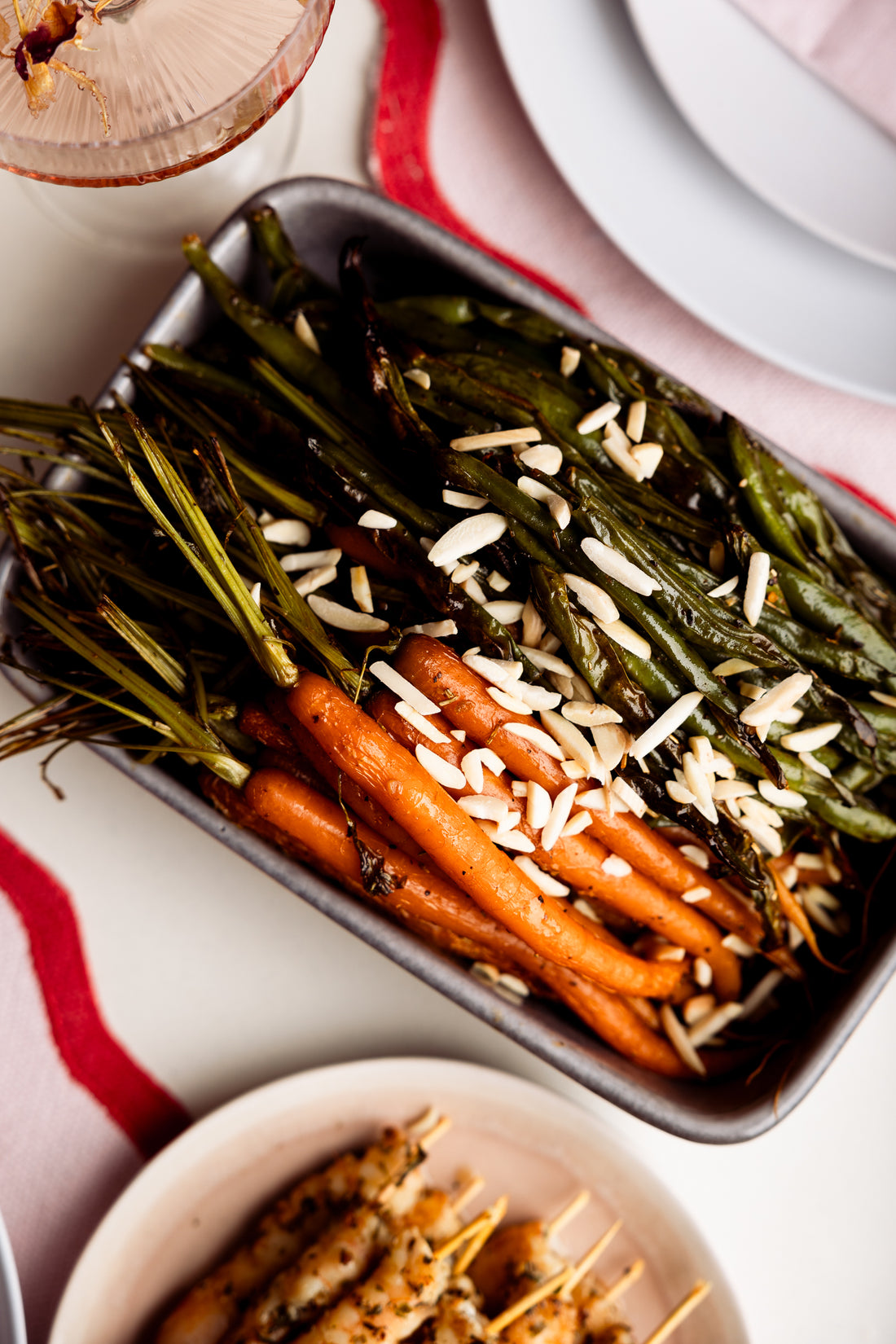 Roasted Carrots & Beans