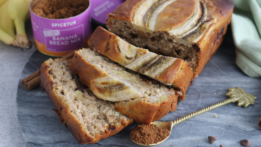 Healthy Choc Banana Bread